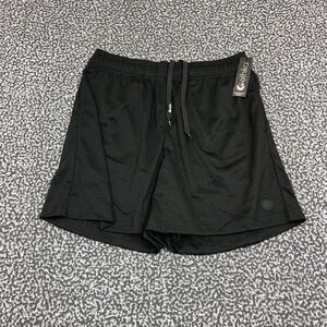 Ethika Athletic‎ Shorts Men XL 32 Black Mesh Drawstring Pocket Outdoor Adult New